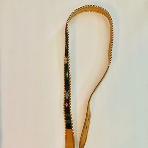 Vintage authentic beaded hand made Native belt
